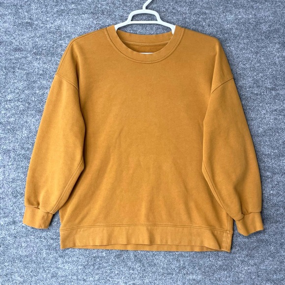lululemon Other - Lululemon Mens Relaxed Fit Crewneck Sweatshirt Mustard Brown Heavyweight
